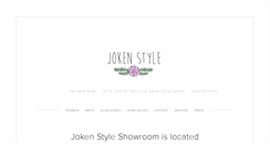 Desktop Screenshot of jokenstyle.com